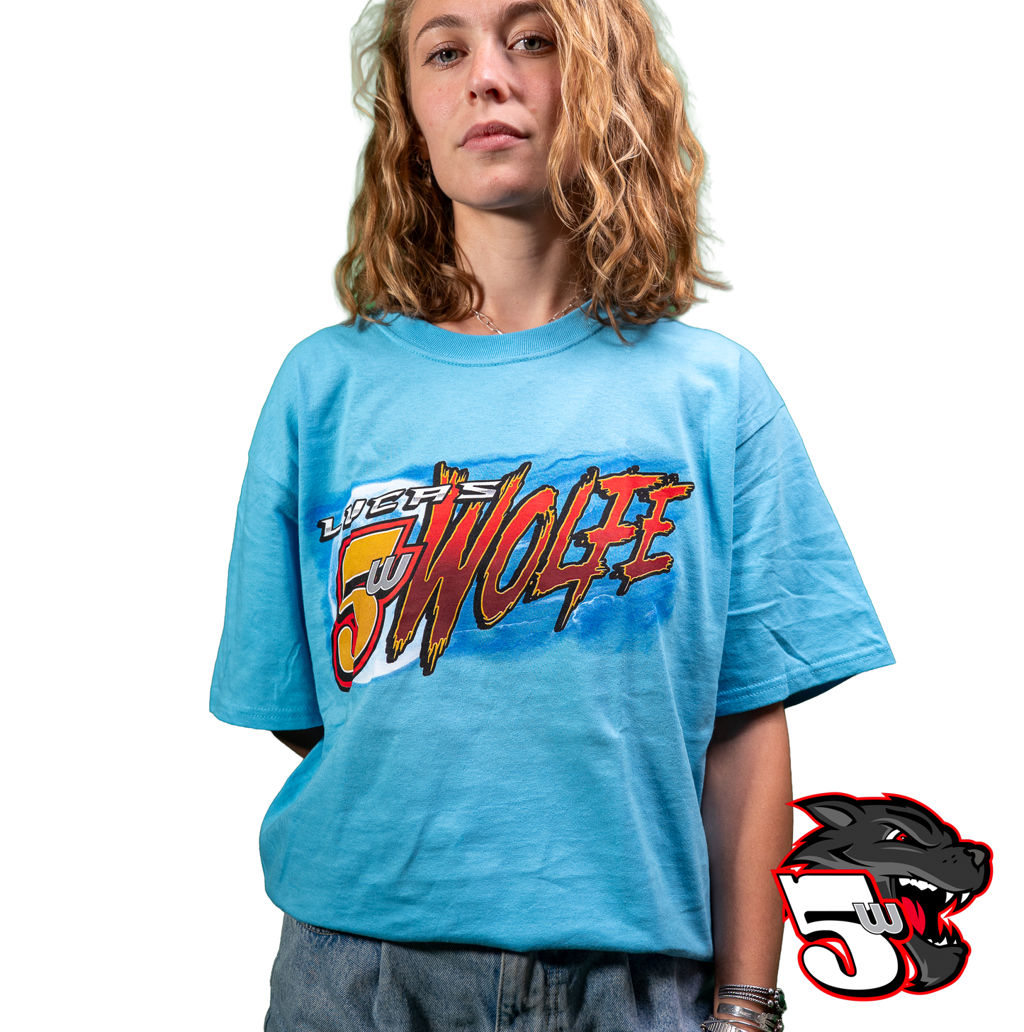 π₯ Lucas Wolfe Wolf Ripping Garage Tee Teal