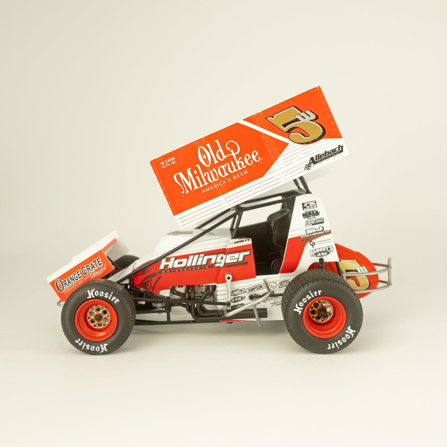 Lucas Wolfe 1:18 Scale Old Milwaukee 410 Sprint Car Model