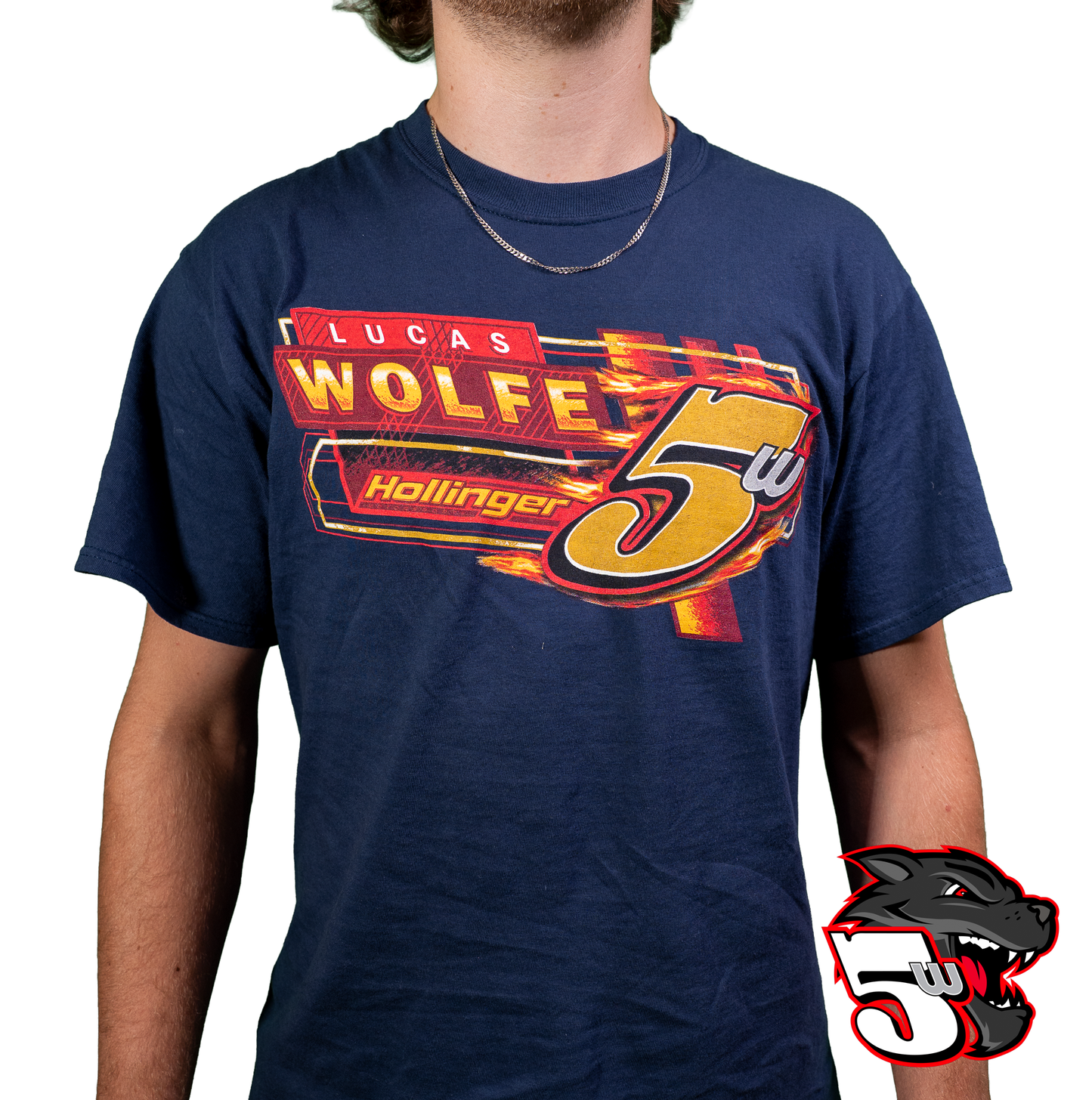 🔥 Lucas Wolfe Old Milwaukee 5W Summer Heat Tee Navy