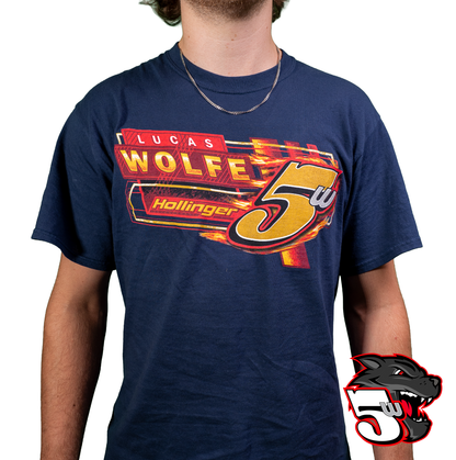 🔥 Lucas Wolfe Old Milwaukee 5W Summer Heat Tee Navy