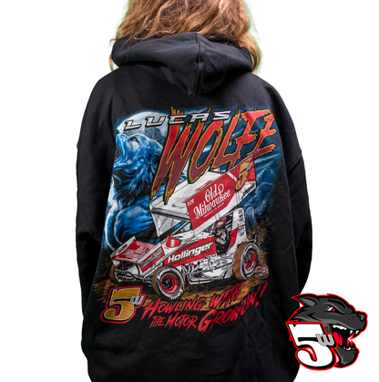 Lucas Wolfe 5W 'Howling Grounds' Hoodie – Black