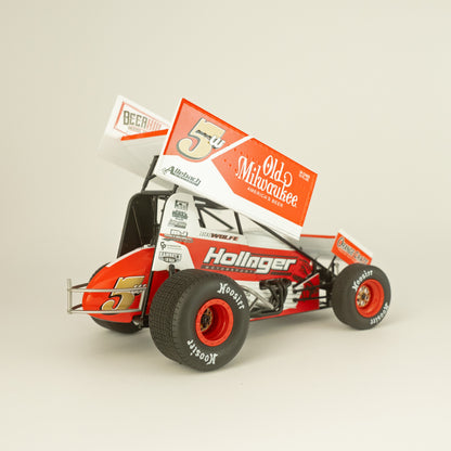 Lucas Wolfe 1:18 Scale Old Milwaukee 410 Sprint Car Model