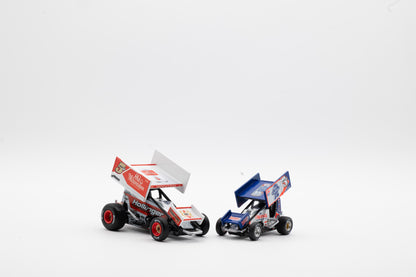 2024 Lucas Wolfe #5W Old Milwaukee Sprint Car - 1:50 Scale Diecast Model