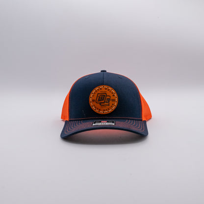 Lucas Wolfe Blue & Orange LW Trucker Hat