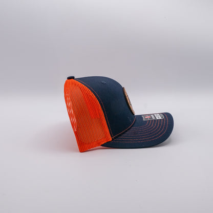 Lucas Wolfe Blue & Orange LW Trucker Hat